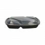 Deksel voor Menubak PP 3-vaks zwart 280 x 200 x 20 mm
