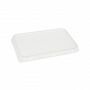 Deksel voor saladebakje rechthoekig 108 mm - PVC