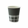 Duni koffiebeker Café Izza zwart 240 ml - PE gecoat papier