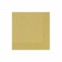 Duni Servet vierkant goud 33 x 33 cm - 3-laags - 1/4 vouw