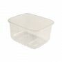 Fruitbakje plastic hoog transparant 143 x 120 x 75 mm - 500 g - PP