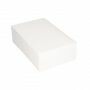 Taartdoos rechthoekig wit 240 x 160 x 80 mm