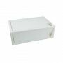 Gebaksdoos wit met goud dessin 240 x 160 x 80 mm - Karton
