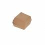 Hamburgerbox karton bruin 120 x 120 x 100 mm