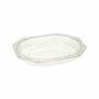 Kap voor Cateringschaal achthoekig zwart 335 x 250 x 44 mm - APET