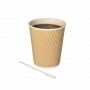 Roerstaafje plastic wit koffie
