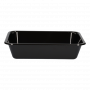 Menubak C-PET 1-vaks zwart hoog 226 x 177 x 50 mm - 1.360 ml