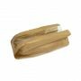 Papieren broodzak 1/2 bruin met venster 16/26 x 36 cm - kraft papier / PET