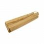 Papieren broodzak bruin langwerpig met venster 10/3 (16) x 50 cm - kraft papier / PET
