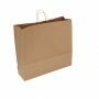 Papieren draagtas bruin met koord 54+15 x 49 cm