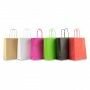 Papieren draagtas wit met koord 22+10 x 31 cm - 90 g/m