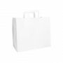 Papieren draagtas wit kraft 32 x 17 x 27 cm Papieren draagtas wit kraft 32 x 17 x 27 cm