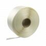 Polyester omsnoeringsband hotmelt wit 16 mm - kern 76 mm - 850 m