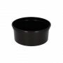 Saladebakje rond zwart Ø 115 x 50 mm - 350 cc - PP (spuitgiet)