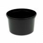 Saladebakje rond zwart Ø 115 x 70 mm - 500 cc - PP (spuitgiet)
