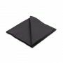 Servet vierkant zwart 40 x 40 cm - 2-laags - 1/4 vouw