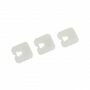Sluitclip wit PS - voor plastic zakken