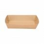 Snackbakje karton bruin kraft 164 x 100 x 41 mm - A50