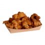 Snackbakje karton bruin/wit eco A14 - 178 x 108 x 35 mm