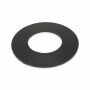 Staalband enkelvoudig zwart gelakt 19 x 0,5 mm - kern 300 mm