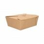 Take away box karton bruin 1.350 cc