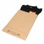 Verzendzak papier kleding bruin kraft met enkele kleefstrip