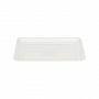 APET schaaltje ruiten wit 125 x 180 mm