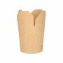 Wok to go beker karton bruin kraft 16 oz