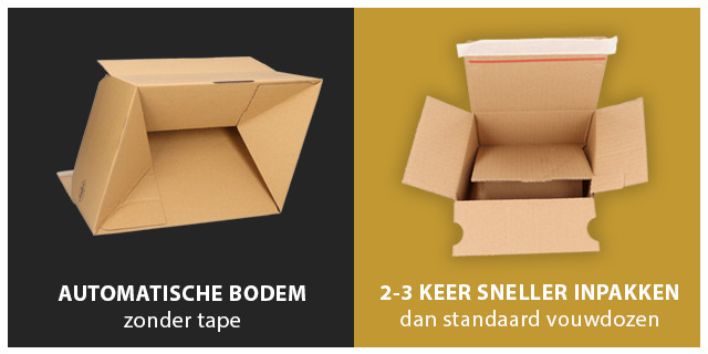 Dozen met automatische bodem