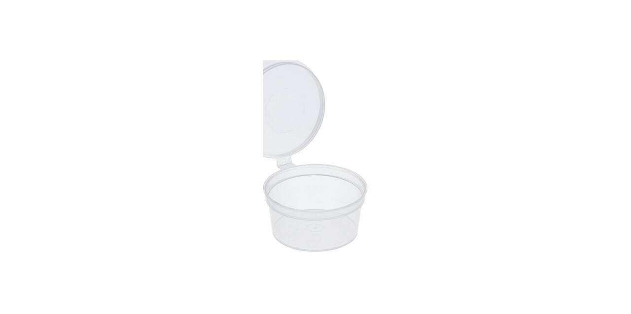 Covercup PP ø61/30 transparant 50 ml rond
