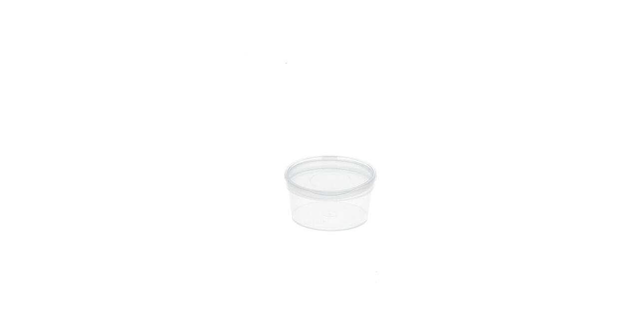 Covercup PP ø61/30 transparant 50 ml rond
