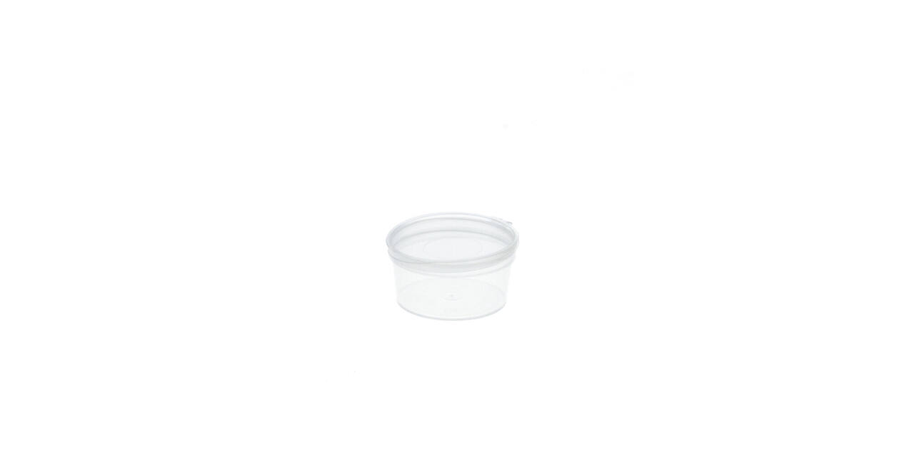 Covercup PP ø61/30 transparant 50 ml rond