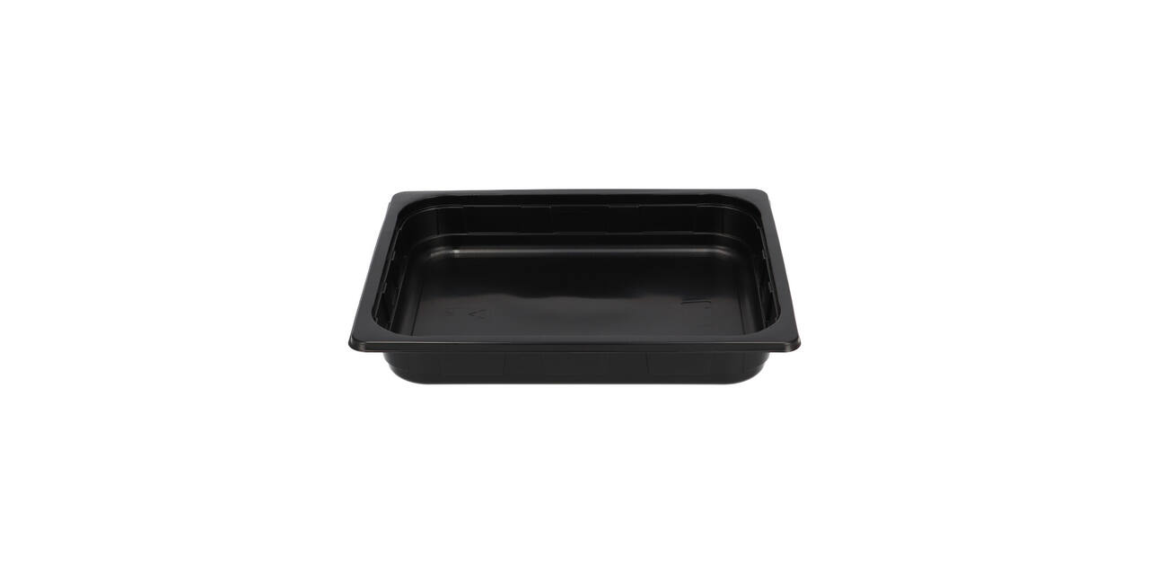 Gastrobak PP 1/2 G50 rechthoekig 325 x 265 x 50 mm zwart 3300 cc