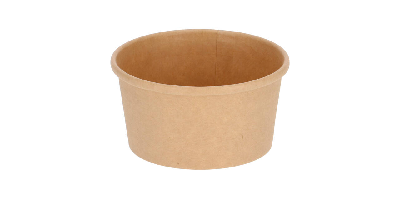 Bak bruinkraft/PE rond Ø  96/48 mm 200 ml  6oz  - 230 - MBP