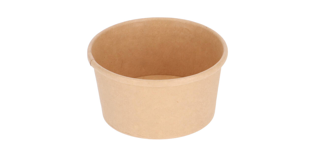 Bak bruinkraft/PE rond Ø  96/48 mm 200 ml  6oz  - 230 - MBP