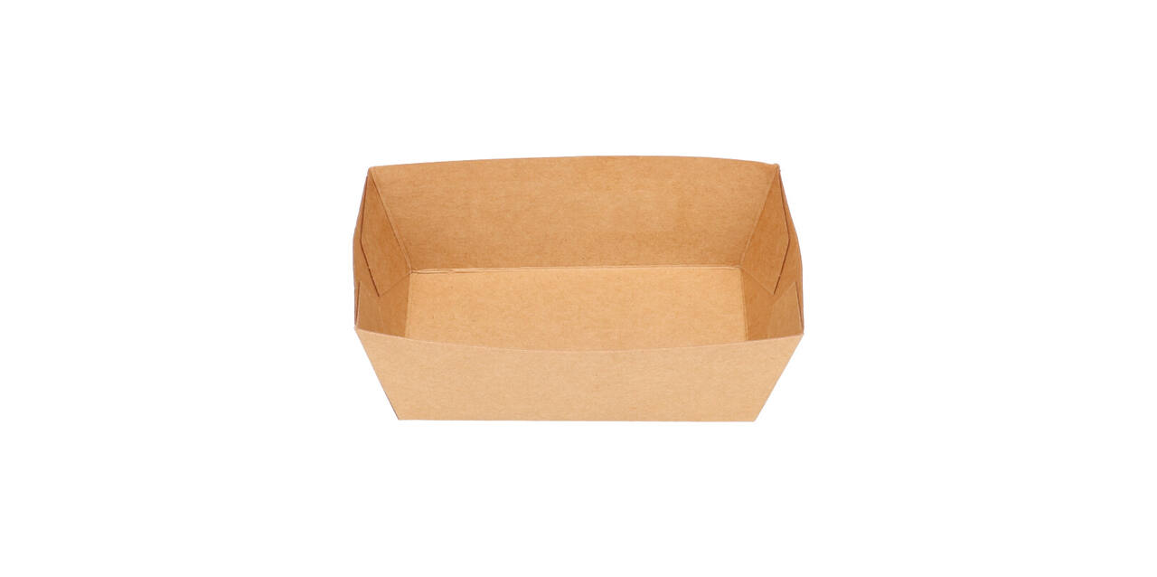 Bakjes bruinkraft/PE 90 x 64 x 32 mm - A7