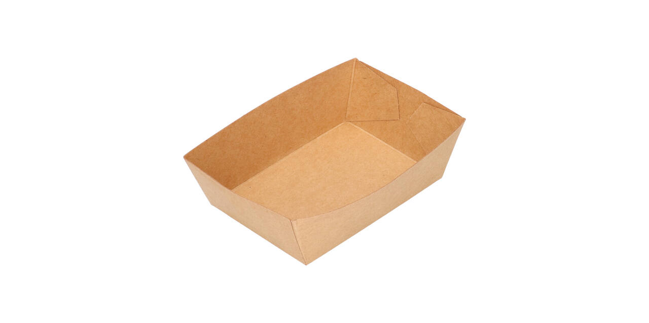Bakjes bruinkraft/PE 90 x 64 x 32 mm - A7
