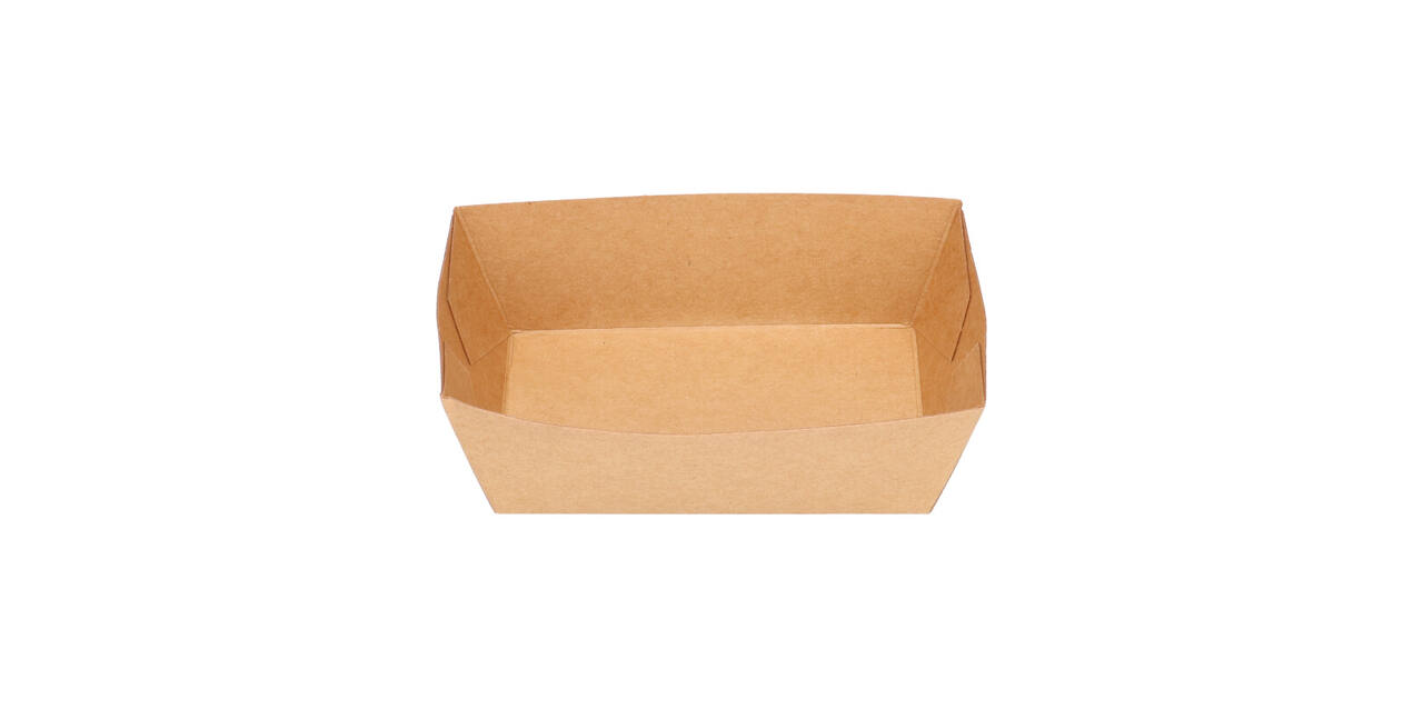 Bakjes bruinkraft/PE 90 x 64 x 32 mm - A7