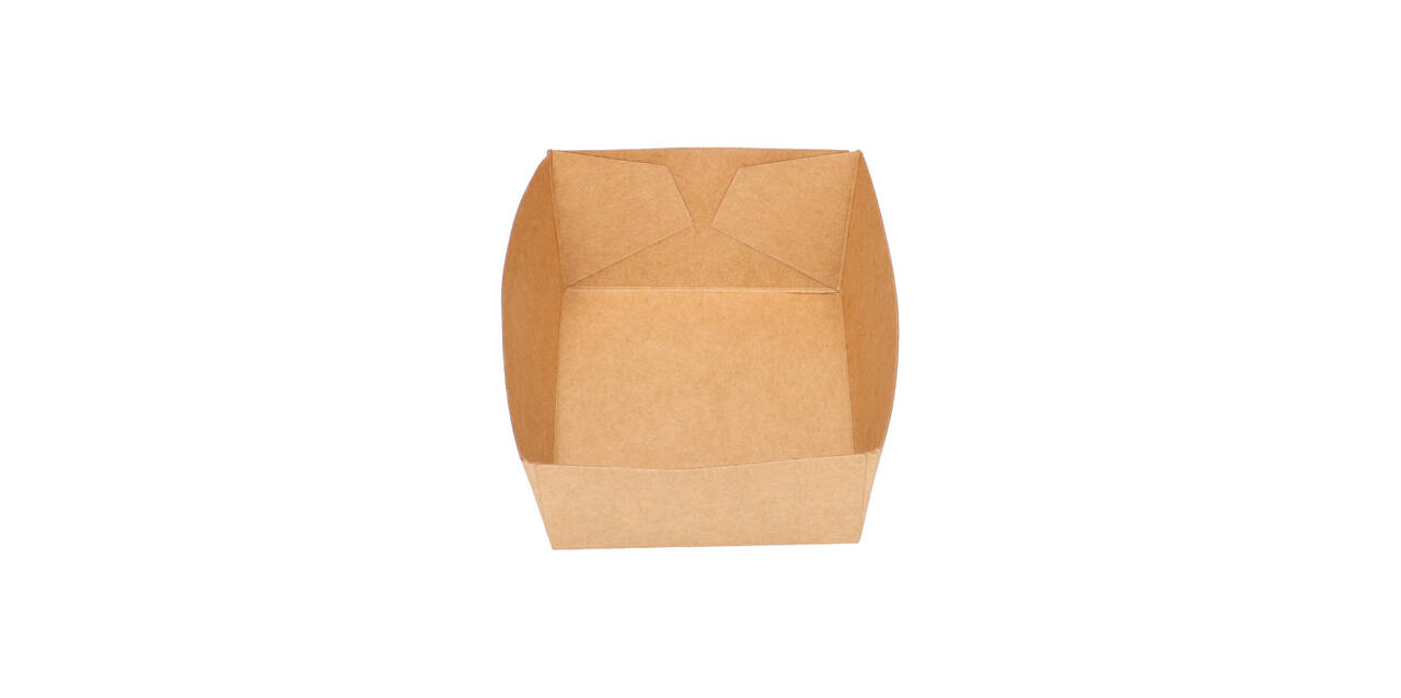 Bakjes bruinkraft/PE 90 x 64 x 32 mm - A7