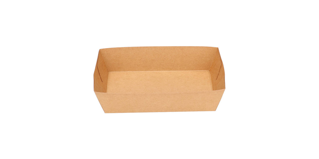Bakjes bruinkraft/PE 130 x 80 x 37 mm - A13
