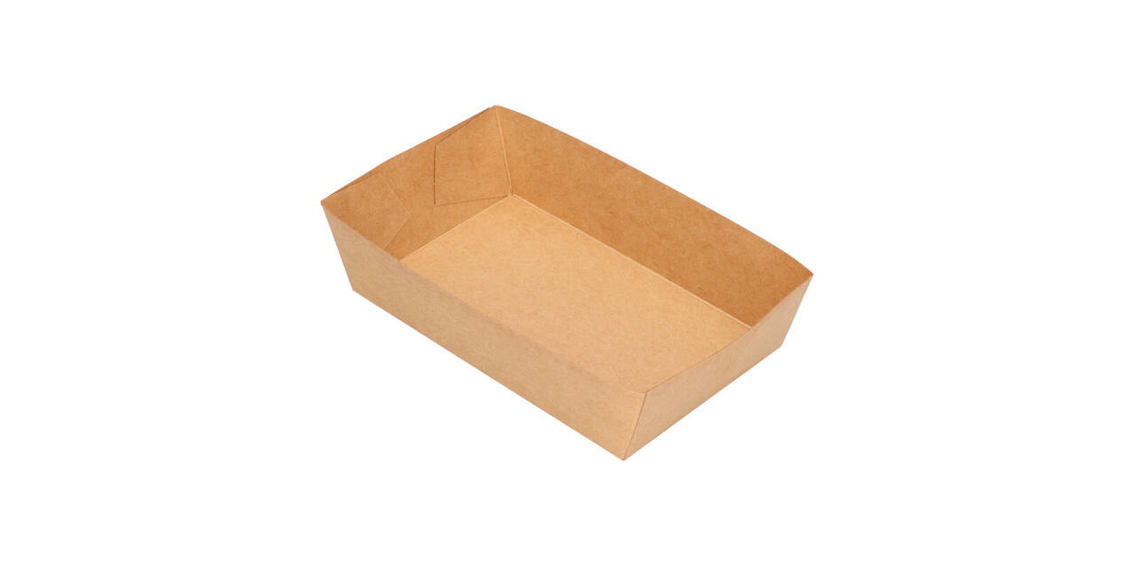 Bakjes bruinkraft/PE 130 x 80 x 37 mm - A13
