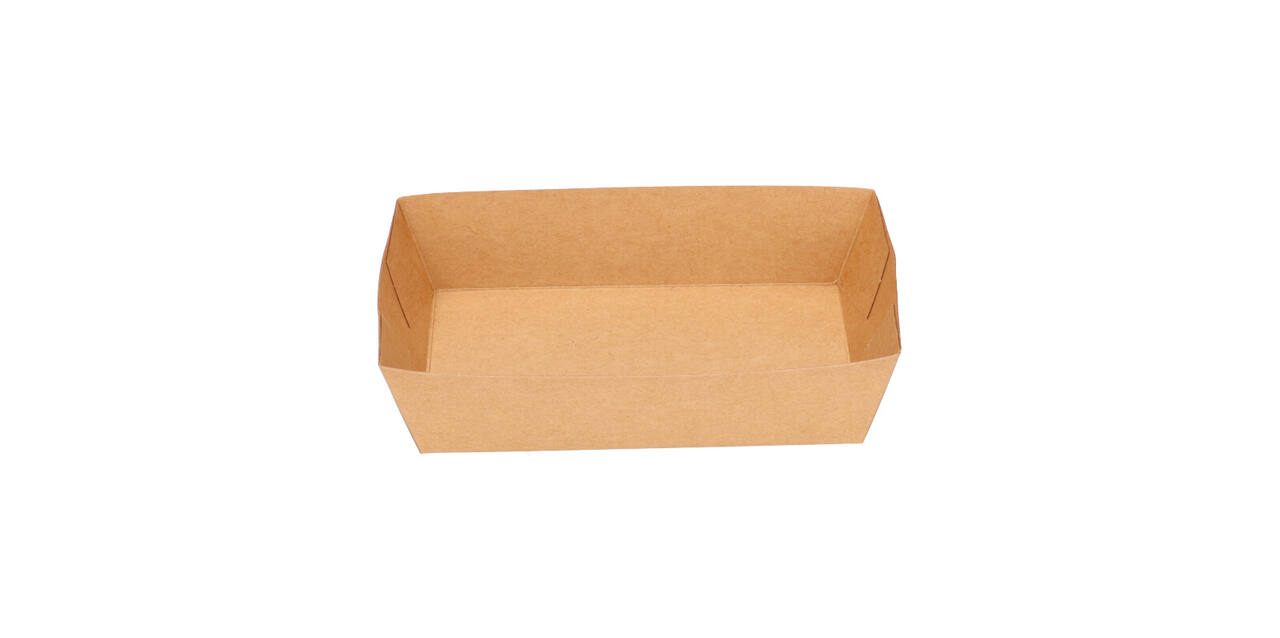 Bakjes bruinkraft/PE 130 x 80 x 37 mm - A13