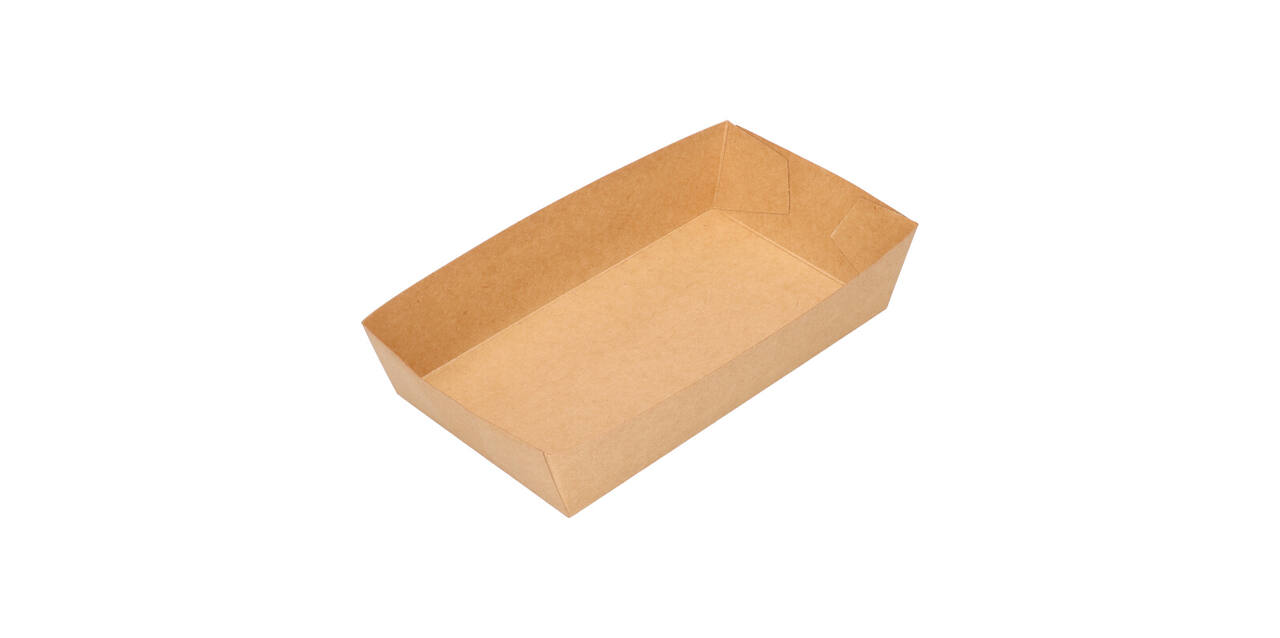 Bakjes bruinkraft/PE 158 x 88 x 37 mm - A14