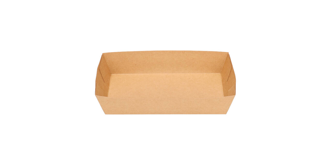 Bakjes bruinkraft/PE 158 x 88 x 37 mm - A14