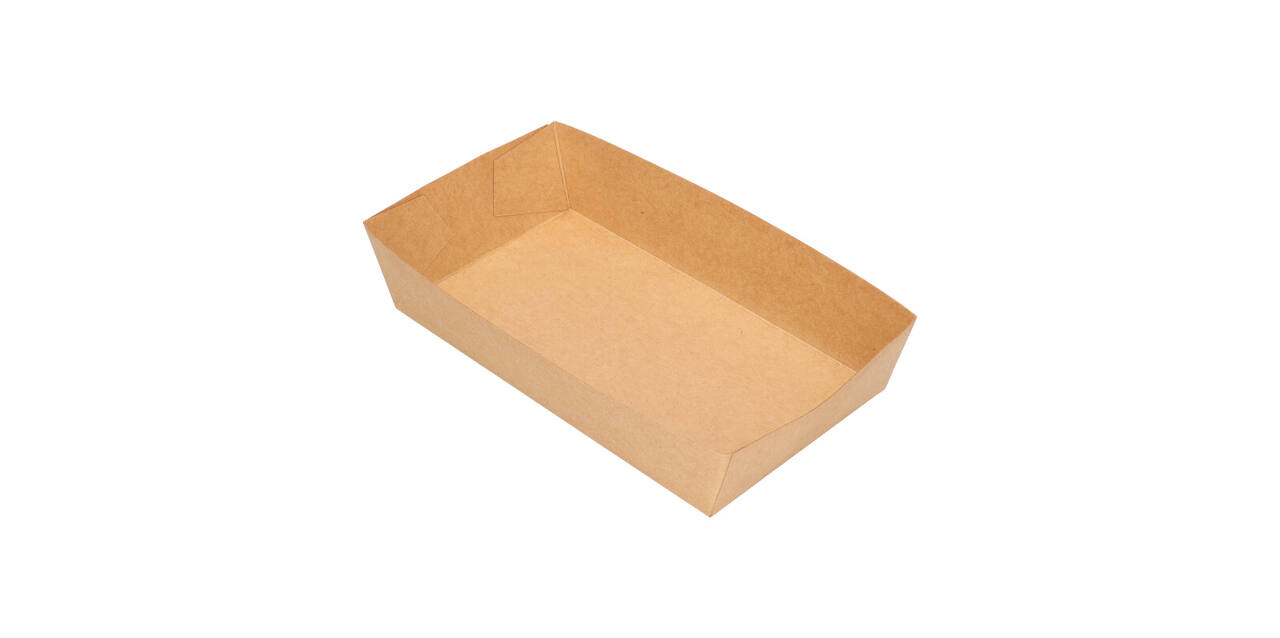 Bakjes bruinkraft/PE 158 x 88 x 37 mm - A14