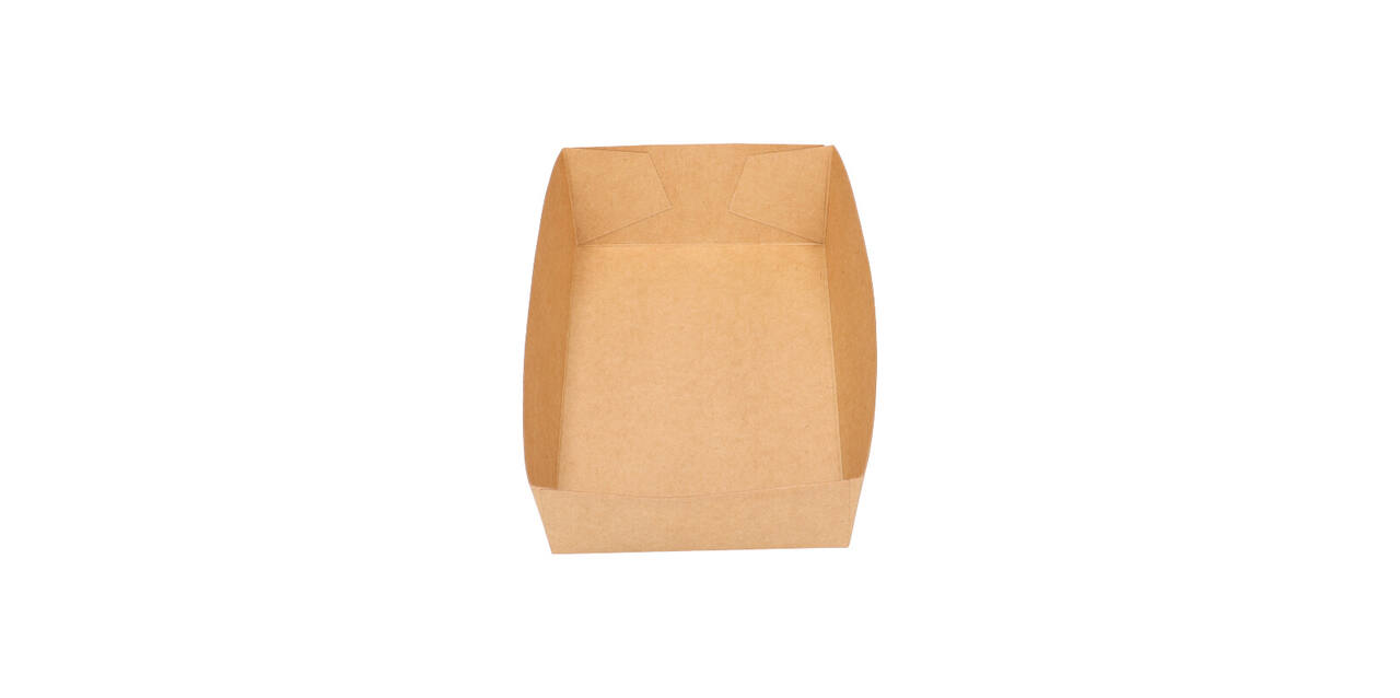 Bakjes bruinkraft/PE 158 x 88 x 37 mm - A14
