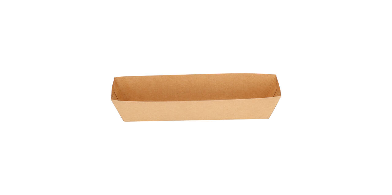 Bakjes bruinkraft/PE 175 x 38 x 37 mm - A16