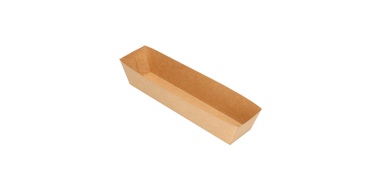 Bakjes bruinkraft/PE 175 x 38 x 37 mm - A16