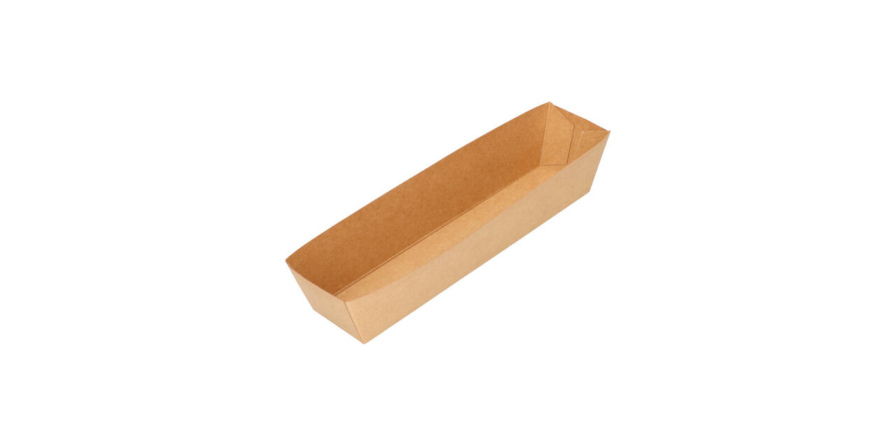 Bakjes bruinkraft/PE 175 x 38 x 37 mm - A16