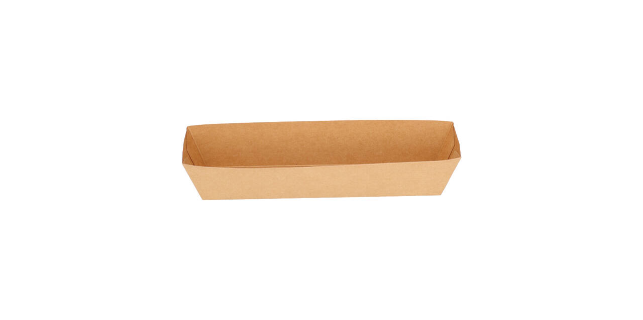 Bakjes bruinkraft/PE 175 x 38 x 37 mm - A16